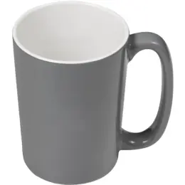 Sorrento Ceramic Coffee Mug Grey